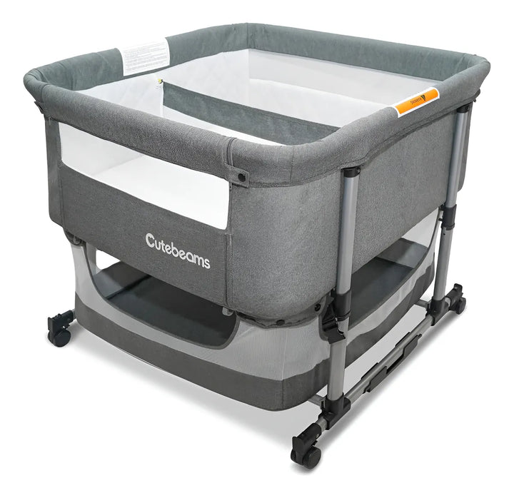 Cuna Gemelar 3 En 1, Ultra Flexible Y Segura