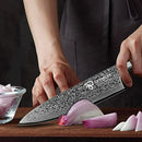 Cuchillo Chef Damasco 8 Profesional Acero Inoxidable Pakka