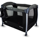 Cuna Corral Bebe + Mosquitero Mecedora y Organizado Negro Bebesit Premium