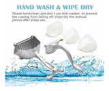 Exprimidor Extractor De Jugos De Naranjas Y Frutas Manual Plateado