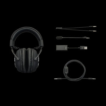 Audífonos gamer alámbricos Logitech G G Pro negro