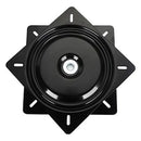 Base Giratoria Riel Base Soporte Tv 10x10 Negro 25 X 25cm