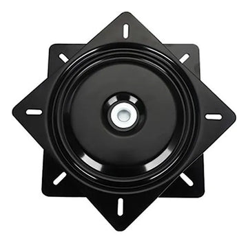Base Giratoria Riel Base Soporte Tv 10x10 Negro 25 X 25cm