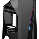 Chasis Gamer Iceberg Flux Elite X1 Fan Argb Negro