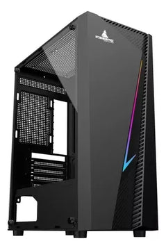 Chasis Gamer Iceberg Flux Elite X1 Fan Argb Negro