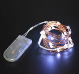 Luces Micro Led Decoración Luz Navidad Pilas Alambre Agua 3m