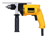 Taladro de impacto eléctrico DeWalt DW508S de 800 W, 13 mm y accesorio con caja de cartón de, 50 Hz/60 Hz