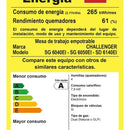 Estufa A Gas Natural 4 Puestos Challenger- Ref. Sg6050