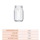 12 Frascos Envase Recipiente Almacenar Leche Materna 8 Onz