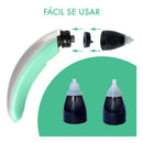 Aspirador Nasal Bebé Recargable Con 5 Niveles Succión Color Verde Claro
