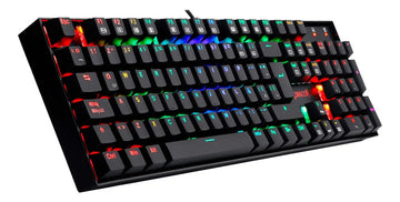 Teclado Gamer Redragon Mitra K551 Spanish Red Switch Black Teclado Negro Idioma Español España