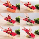 Cortador De Cocina Rallador De Verduras Mandolina 6 En 1