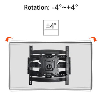 Soporte Base De Pared Televisor Monitor 32 A 60 P5 Color Neg Negro