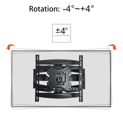 Soporte Base De Pared Televisor Monitor 32 A 60 P5 Color Neg Negro
