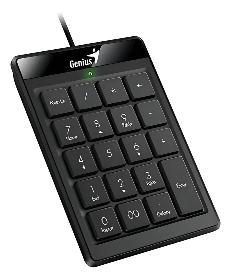 Teclado Genius Numérico Usbn Numpad I120 I 120 I100 Color Del Teclado Negro Idioma Español Latinoamérica