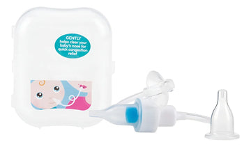 Nuby Aspirador Nasal Asistido Con Boquilla Y Filtro Color Transparente
