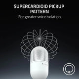 Micrófono Razer Seiren V3 Mini Ultra Compacto Usb Color Blanco