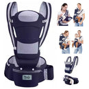 Cargador Silla Ergonomico Multiposiciones Para Bebes Baby On Color Azul oscuro
