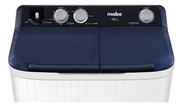 Lavadora Semiautomática 13 Kg Blanca Mabe LMD3123HBAB0
