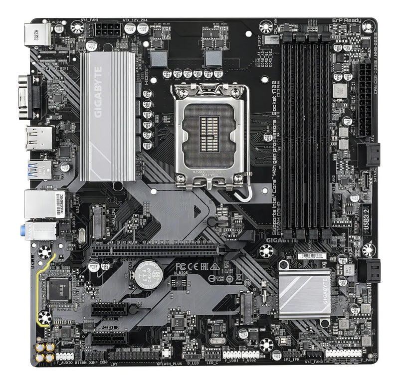 Mother B760m D3hp Ddr5 Gigabyte 13gen S1700 Intel Acuario Color Negro