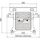 Bandeja Para Portatil De Adaptacion Vesa Universal Negro