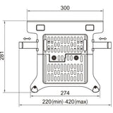 Bandeja Para Portatil De Adaptacion Vesa Universal Negro