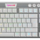 Teclado Mecánico Redragon Horus White Fs K618w-rgb Wireless Color Del Teclado Blanco Idioma Español