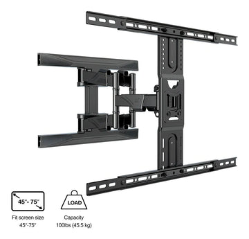 Soporte TV articulado 45 a 75 Md-p6 Color Negro