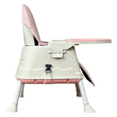 Silla Comedor Bebe 3en1 Happy Baby Zoe Color Rosa