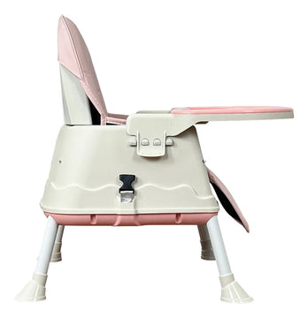 Silla Comedor Bebe 3en1 Happy Baby Zoe Color Rosa