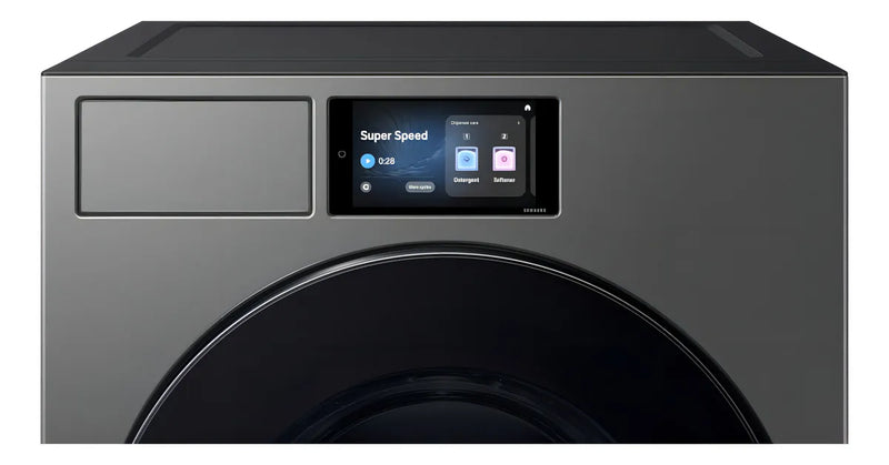 Samsung Lavadora Bespoke 26kg Frontal C/ Ai Wash Cinza Color Gris