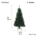 Árbol De Navidad Artificial Nevado Calidad Grande 1.80 M Color Verde