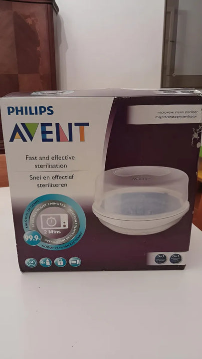 Esterilizador Avent Vapor Microondas Scf282/02 C/accesorios