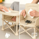 Silla Plegable Para Bebe Portatil Con Bandeja - Comedor Silla Bebe Beige