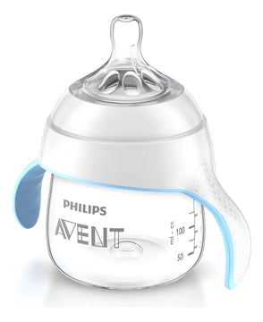 Avent Tetero Biberón Transición Al Vaso Con Asas Blanco Transición Al Vaso