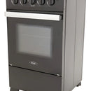 Estufa Romero Vidrio Haceb 50 Cms Gas Natural Negra Color Negro 120