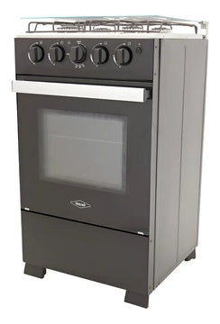 Estufa Romero Vidrio Haceb 50 Cms Gas Natural Negra Color Negro 120