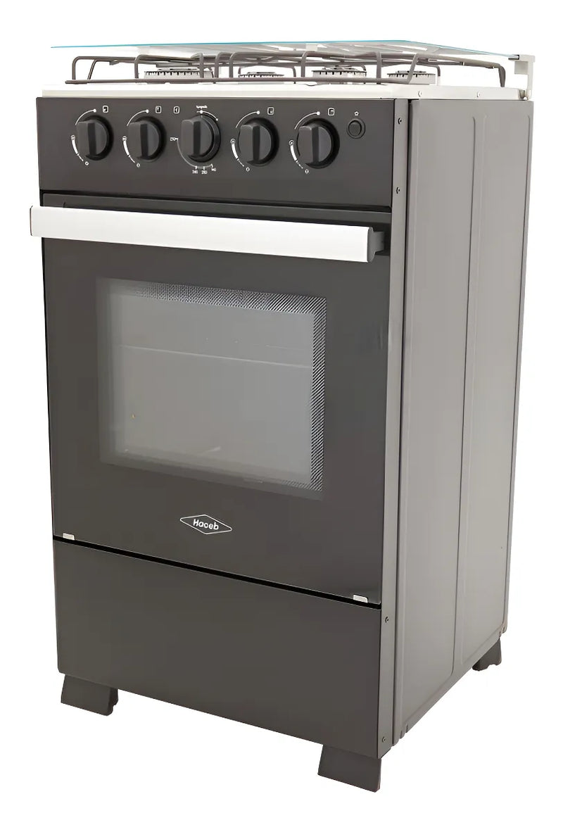 Estufa Romero Vidrio Haceb 50 Cms Gas Natural Negra Color Negro 120