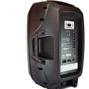 Cabina Americansound 15pulgadas Recargable + Mic Inalambrico Negro