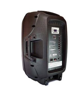 Cabina Americansound 15pulgadas Recargable + Mic Inalambrico Negro