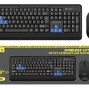 Kit De Teclado Y Mouse Inalámbrico Español M900 Color del mouse Negro Color del teclado Negro