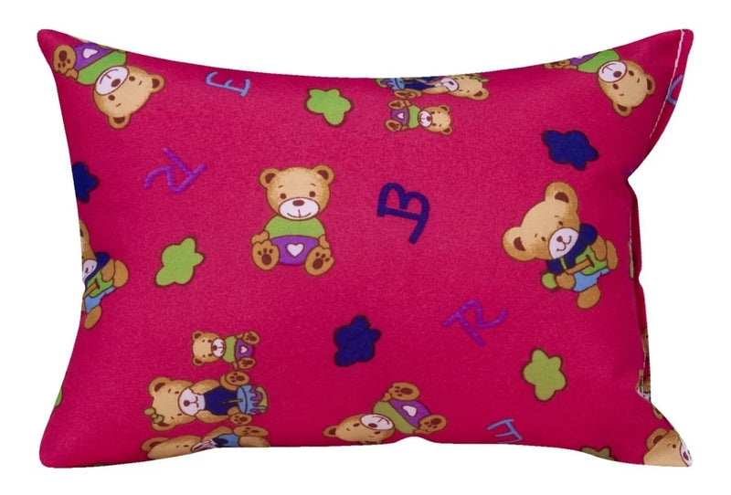 Colchoneta Antifluidos Para Bebé Multiusos 70x130 + Color Rosa Osos Letras