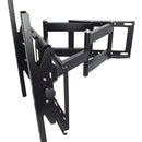 Soporte Tv Pared Doble Brazo 40-80 Pulgadas Vesa Articulado Color Negro
