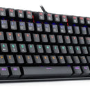 Teclado Mecánico Redragon Kumara Rainbow K552-kr-sp Teclado Negro Idioma Español Latinoamérica