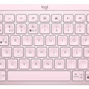 Logitech Mx Keys Mini, Teclado Avanzado Recargable, Rosado Teclado Rosa Idioma Español