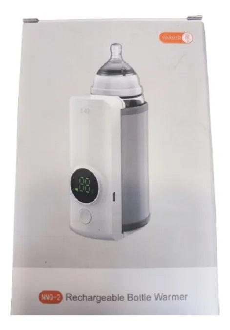 Calentador Tetero Biberones Portátil Inalámbrico Recargable Blanco