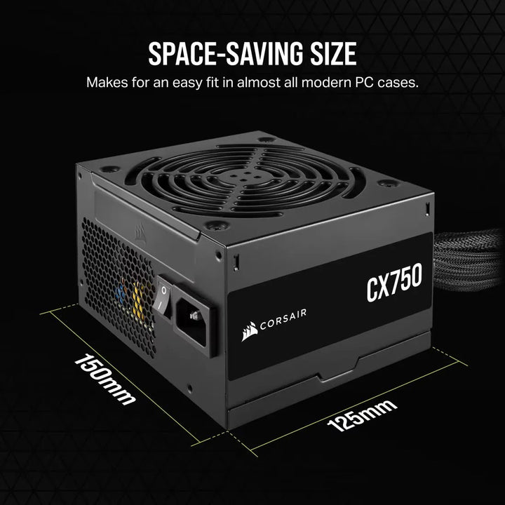 Fuente de poder para PC Corsair CX-M Series CX750 750W 80+ BRONZE 750W negra