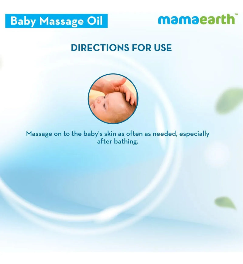 Mamaearth Aceite De Masaje Calmante Para Bebés | Hidrataci.