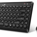 Teclado + Mouse Wireless Genius Luxemate Q8000 Reducido