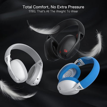 Auriculares Audifonos Inalambricos 2.4 Bt Redragon Ire Pro H Negro